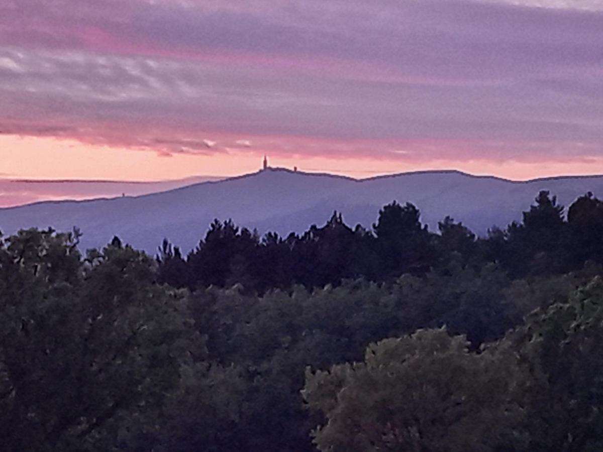 A Ventoux Yourte Monieux Buitenkant foto
