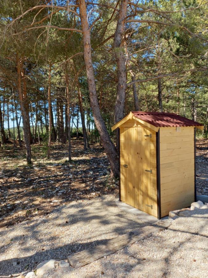 A Ventoux Yourte Monieux Buitenkant foto
